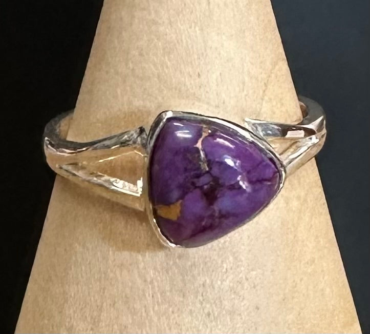 Purple Turquoise Sterling Silver