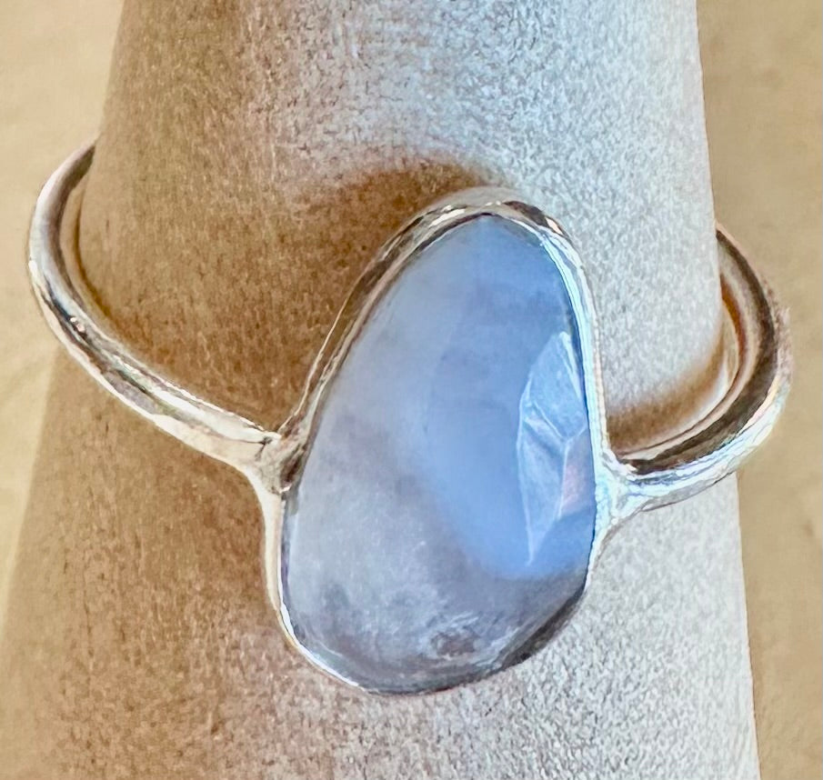 Blue Lace Agate & Sterling Silver