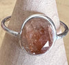 Collar de plata de ley de 18" con piedra solar