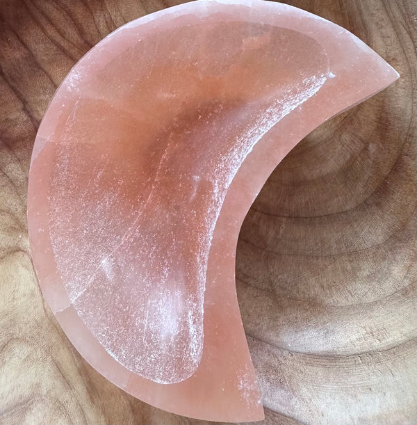 Selenite - Orange Peach